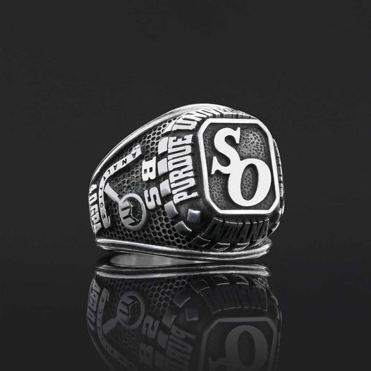 Western New Mexico University Class Ring, Custom Desing University Ring, Personalized University Ring - view 1