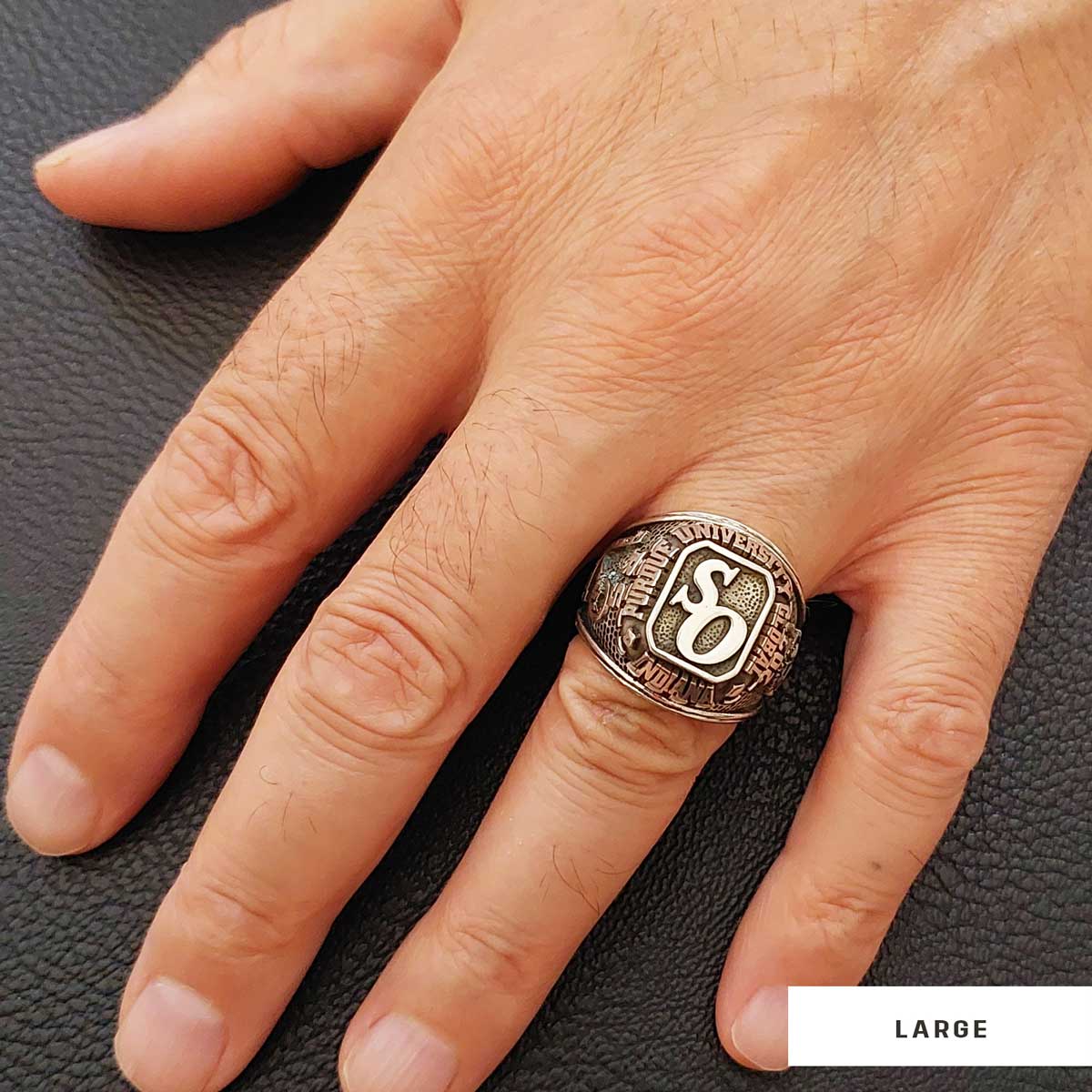Western New Mexico University Class Ring, Custom Desing University Ring, Personalized University Ring - view 6