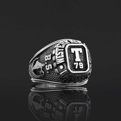 Western New Mexico University Class Ring, Custom Desing University Ring, Personalized University Ring by SWISS PLUS - Custom 
