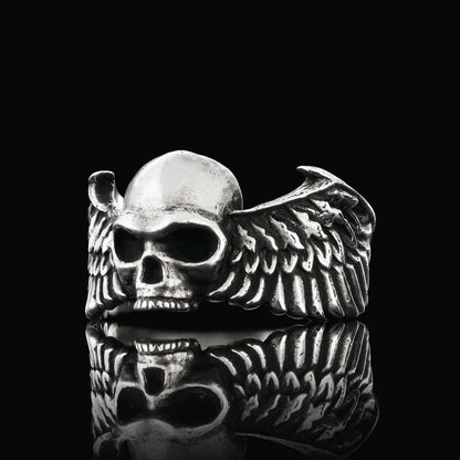 Winged Skull Ring by SWISS PLUS - Skull Rings - view 4
