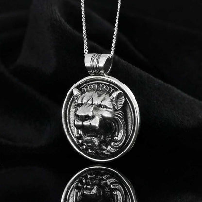 Wolf Head Pendant by SWISS PLUS - Unique Pendants & Cool Design Necklaces - view 4