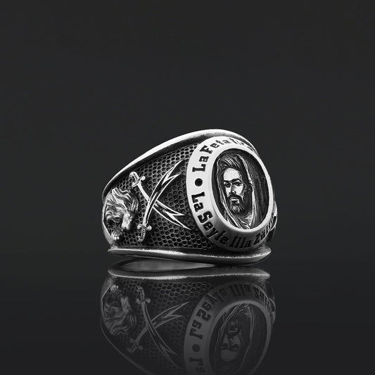 Zulfiqar Sword Ring, Islamic Ring, Dhulfiqar Sword Jewelry, Zulfiqar Face Ring, Hz Ali Ring Gift, Zulfiqar Jewelry, Muslim Silver Jewelry Silver
