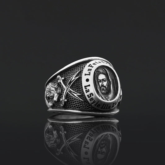 Zulfiqar Sword Ring, Islamic Ring, Dhulfiqar Sword Jewelry, Zulfiqar Face Ring, Hz Ali Ring Gift, Zulfiqar Jewelry, Muslim Silver Jewelry Silver