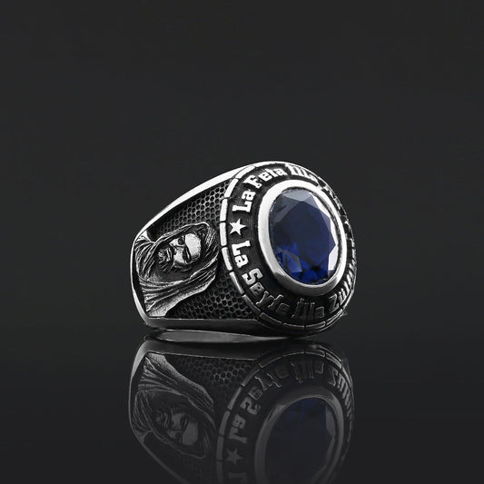 Zulfiqar Sword Ring, Muslim Ring, Dhulfiqar Sword Jewelry, Islamic Zulfiqar Stone With Ring, Hazrat Ali Lion Ring, Hz Ali Face Ring Gift Silver