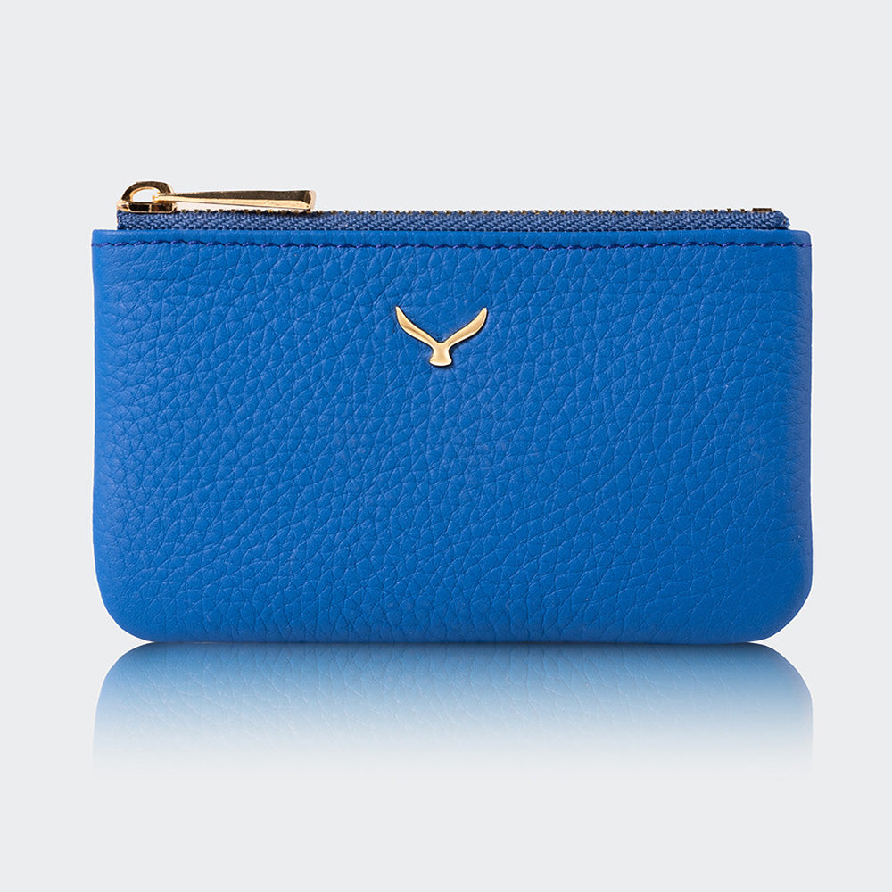 3002 Unisex Leather Coin Purse With Zipper