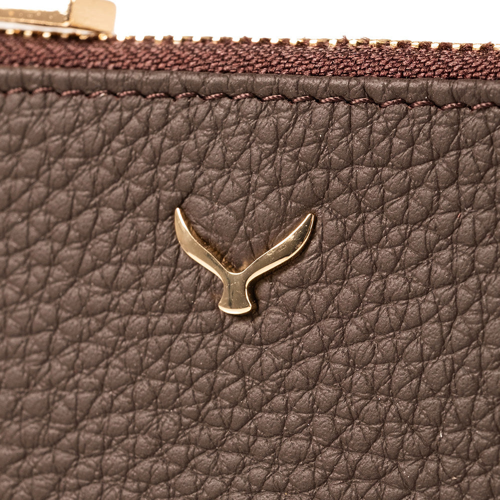 3002 Unisex Leather Coin Purse With Zipper