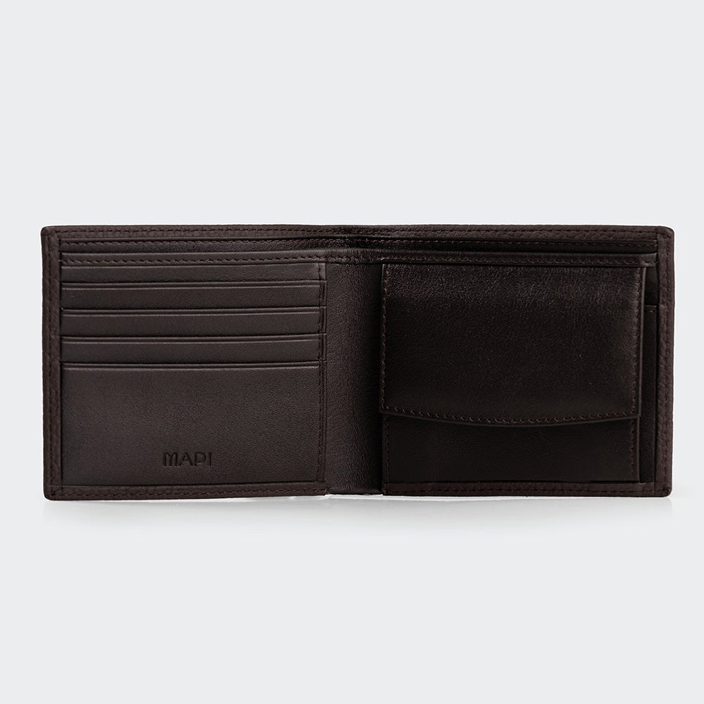 4001 Men Leather Wallet With Two Compartments