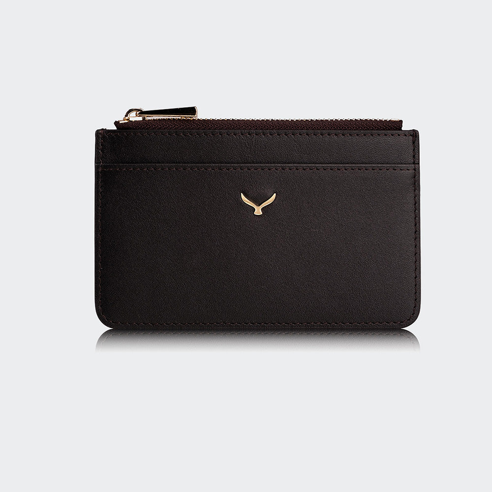 5507 Women Leather Card Holder With Zipper