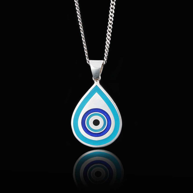 Unique Design Blue Evil Eye Beads Pendant by SWISS PLUS - Blue Evil Eye Beads Pendants - view 2