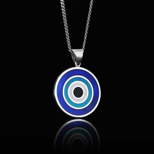 Custom Design Blue Evil Eye Beads Pendant by SWISS PLUS - Blue Evil Eye Beads Pendants - view 2
