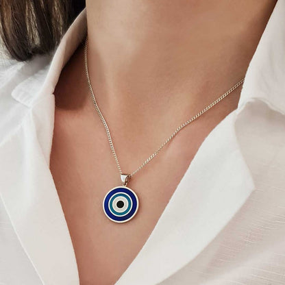 Custom Design Blue Evil Eye Beads Pendant by SWISS PLUS - Blue Evil Eye Beads Pendants - view 4