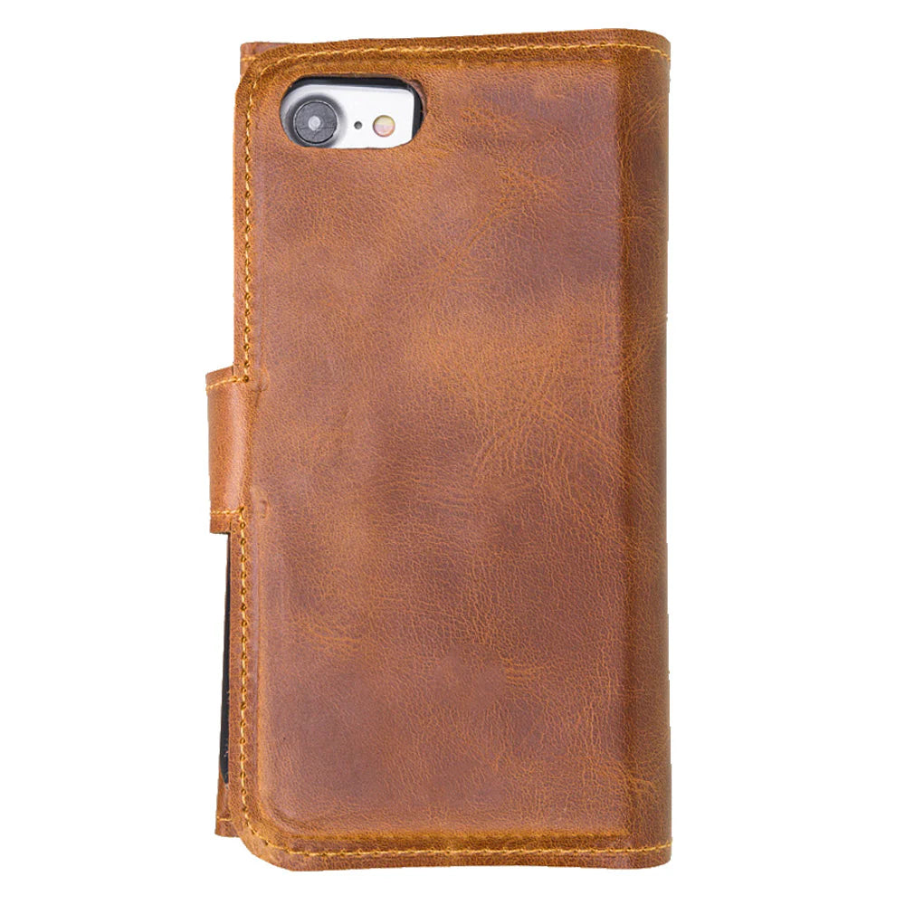 Santa iPhone SE / 8 / 7 Leather Detachable Wallet Case